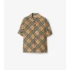 Camisas de seda con estampado de cuadros oversize Camisas de seda con estampado de cuadros oversize