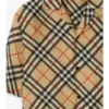 Camisas de seda con estampado de cuadros oversize Camisas de seda con estampado de cuadros oversize