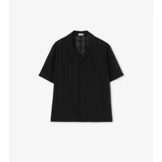 Camisas de voile de algodón a cuadros de corte holgado