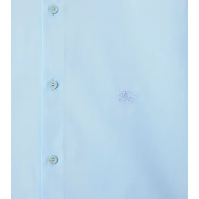 Camisas formales de popelín de algodón de corte ajustado Camisas formales de popelín de algodón de corte ajustado