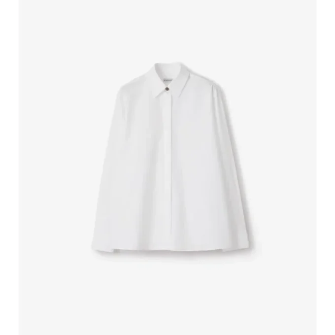 Camisas oversize de popelín de algodón Camisas oversize de popelín de algodón
