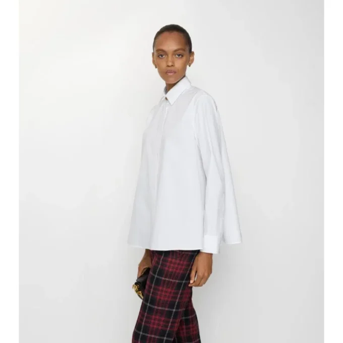 Camisas oversize de popelín de algodón Camisas oversize de popelín de algodón