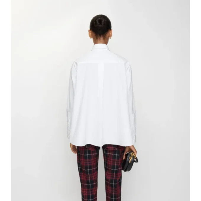 Camisas oversize de popelín de algodón Camisas oversize de popelín de algodón
