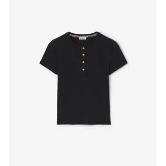 Camiseta corta de algodón