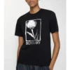 Camiseta de algodón con cardo Camiseta de algodón con cardo