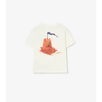Camiseta de algodón con el logotipo de Sandy