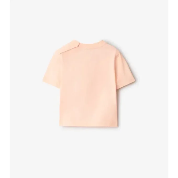 Camiseta de algodón con el logotipo del paraguas Camiseta de algodón con el logotipo del paraguas