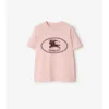 Camiseta de algodón con el sello del caballero