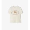 Camiseta de algodón con el sello del caballero