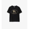 Camiseta de algodón con el sello del caballero