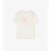 Camiseta de algodón con el sello del caballero