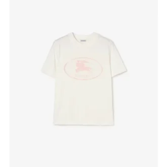 Camiseta de algodón con el sello del caballero