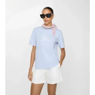 Camiseta de algodón con el sello del caballero