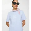 Camiseta de algodón con el sello del caballero