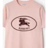 Camiseta de algodón con el sello del caballero