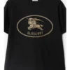 Camiseta de algodón con el sello del caballero