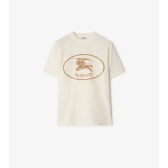 Camiseta de algodón con estampado de caballero
