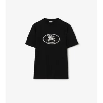 Camiseta de algodón con estampado de caballero