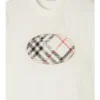 Camiseta de algodón con estampado de caballero a cuadros Camiseta de algodón con estampado de caballero a cuadros