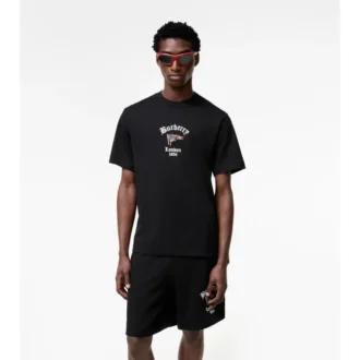 Camiseta de algodón con estampado de cuadros