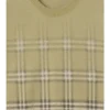 Camiseta de algodón con estampado de cuadros degradado Camiseta de algodón con estampado de cuadros degradado