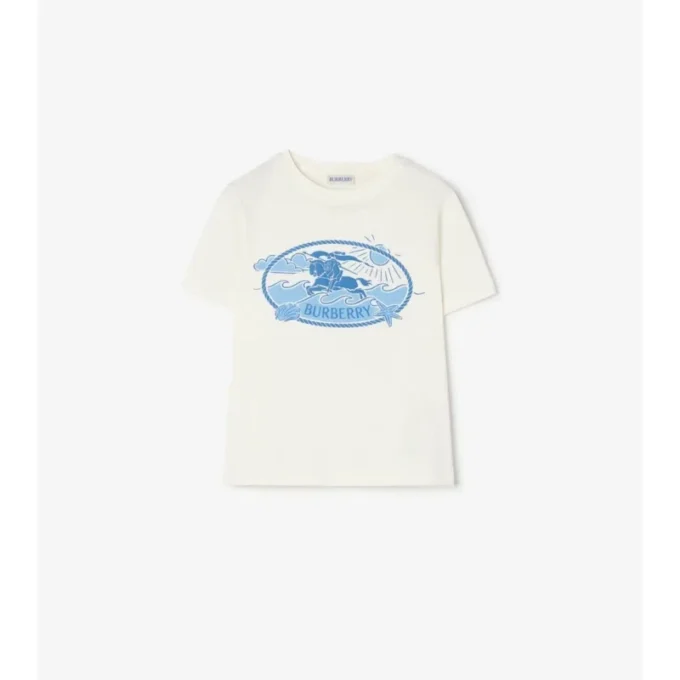 Camiseta de algodón con estampado Knight