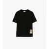 Camiseta de algodón con etiqueta Camiseta de algodón con etiqueta