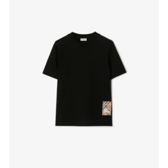 Camiseta de algodón con etiqueta Camiseta de algodón con etiqueta