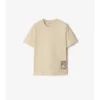 Camiseta de algodón con etiqueta Camiseta de algodón con etiqueta