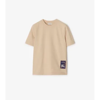 Camiseta de algodón con etiqueta Camiseta de algodón con etiqueta
