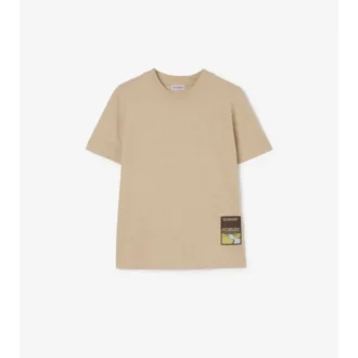 Camiseta de algodón con etiqueta Landscape