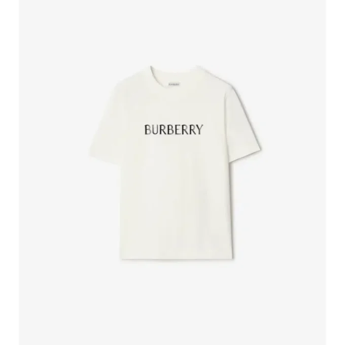 Camiseta de algodón con logotipo Camiseta de algodón con logotipo