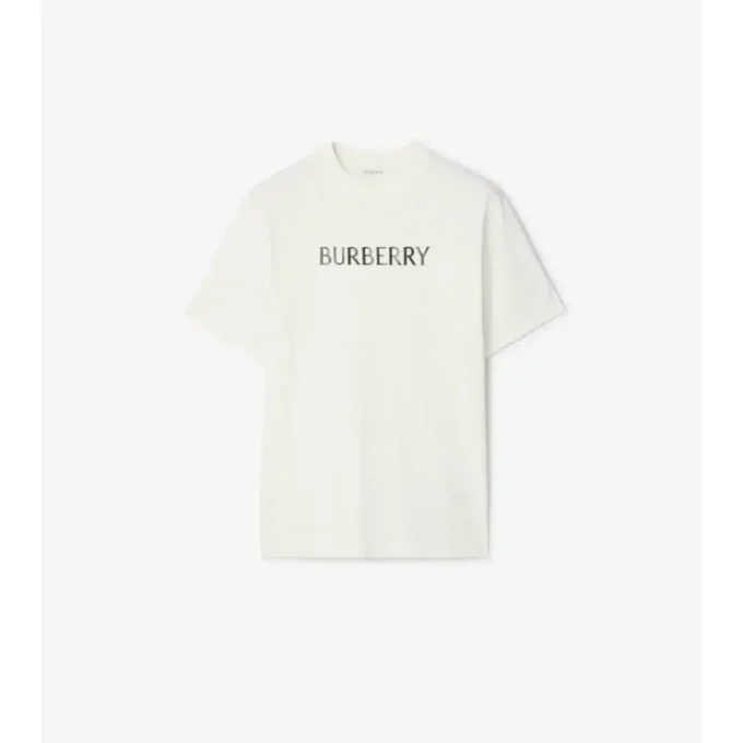 Camiseta de algodón con logotipo Camiseta de algodón con logotipo