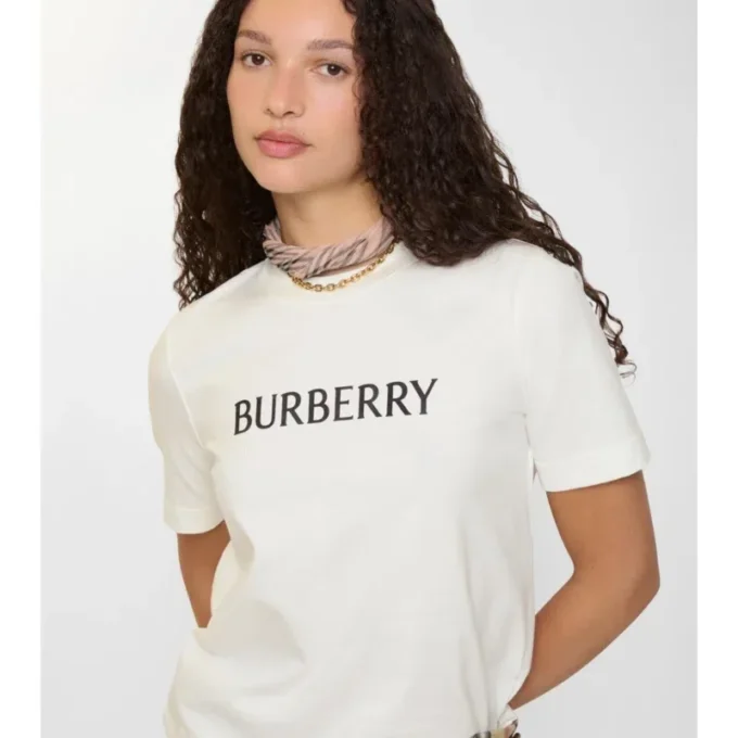 Camiseta de algodón con logotipo Camiseta de algodón con logotipo