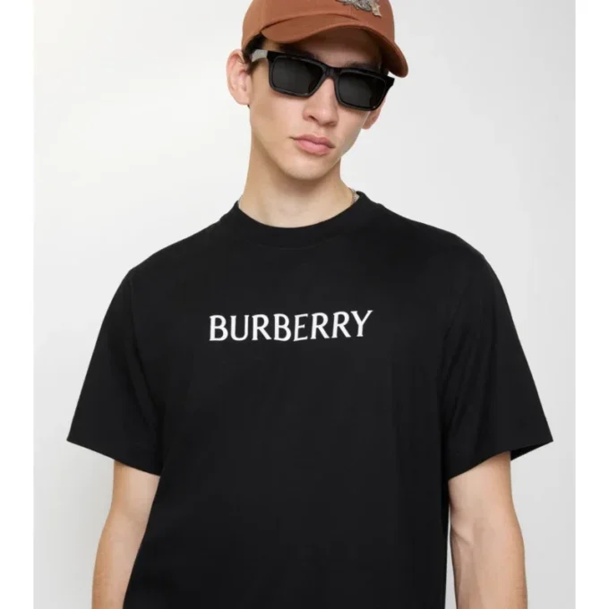 Camiseta de algodón con logotipo Camiseta de algodón con logotipo