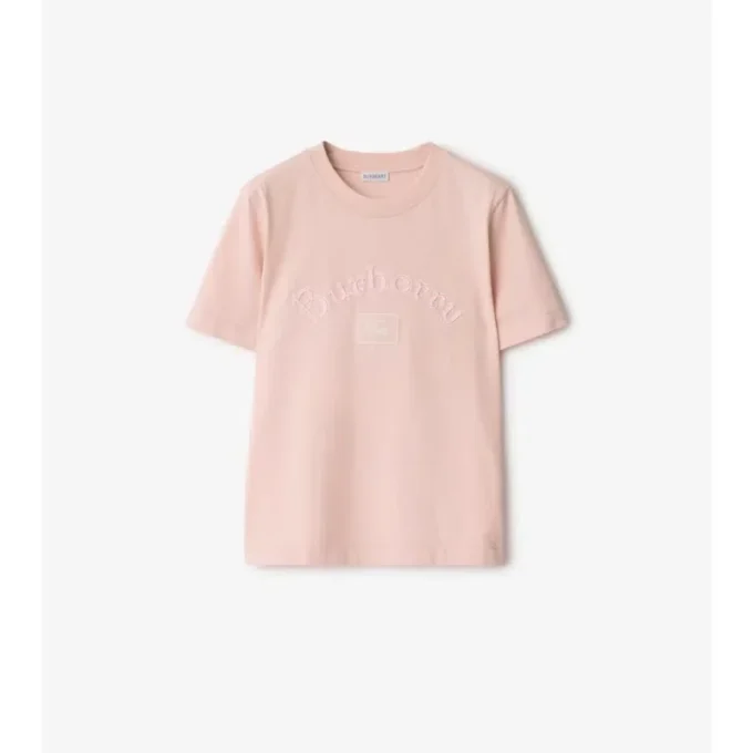 Camiseta de algodón con logotipo gótico Camiseta de algodón con logotipo gótico