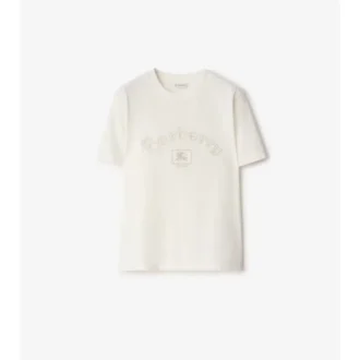 Camiseta de algodón con logotipo gótico