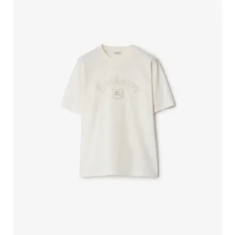 Camiseta de algodón con logotipo gótico