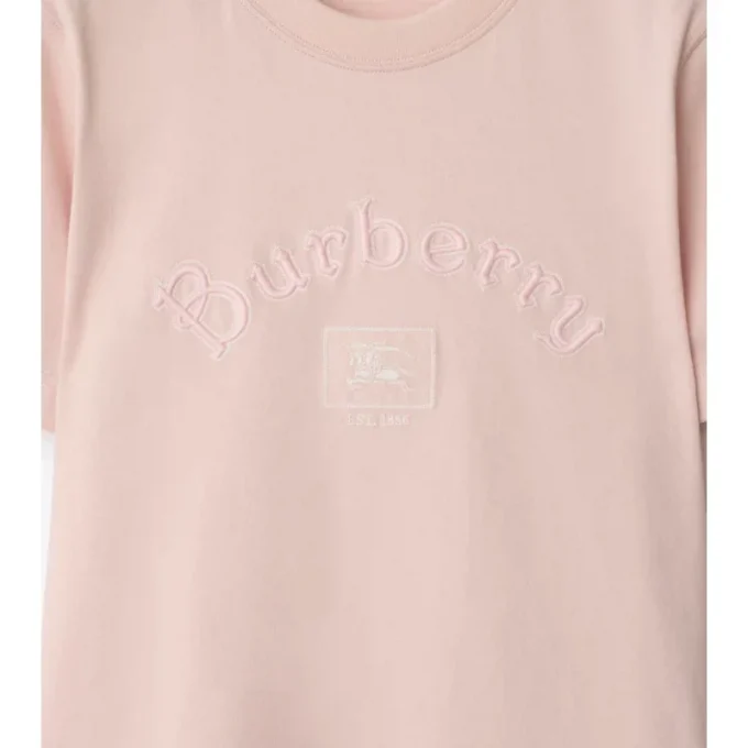 Camiseta de algodón con logotipo gótico Camiseta de algodón con logotipo gótico