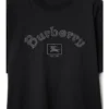 Camiseta de algodón con logotipo gótico Camiseta de algodón con logotipo gótico