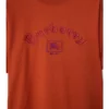 Camiseta de algodón con logotipo gótico Camiseta de algodón con logotipo gótico