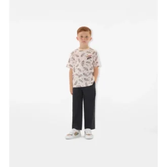 Camiseta de algodón con paraguas Camiseta de algodón con paraguas