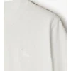 Camiseta de algodón con ribete de cuadros Camiseta de algodón con ribete de cuadros