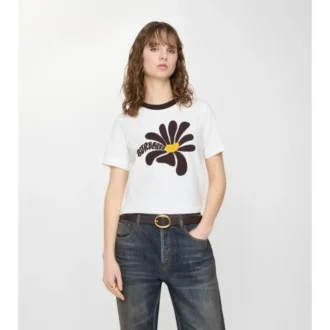 Camiseta de algodón Daisy