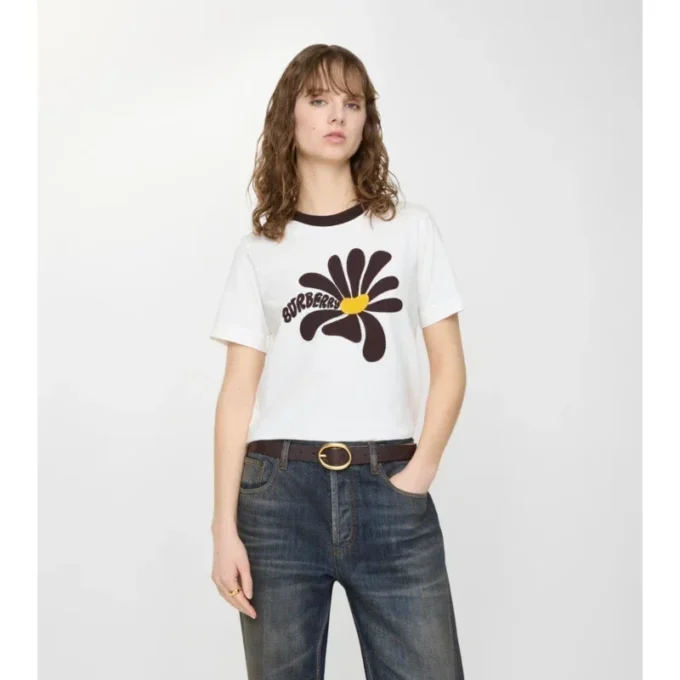 Camiseta de algodón Daisy
