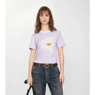 Camiseta de algodón Daisy