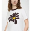 Camiseta de algodón Daisy