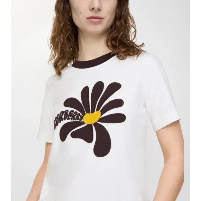 Camiseta de algodón Daisy