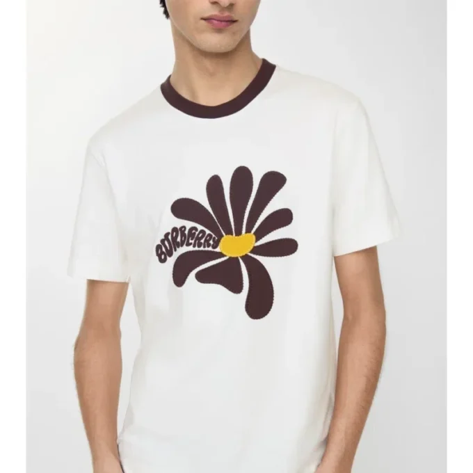 Camiseta de algodón Daisy