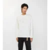 Camiseta de algodón de manga larga con logotipo gótico Camiseta de algodón de manga larga con logotipo gótico